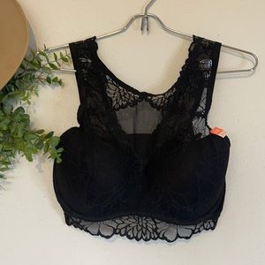 Lace Bralette - Black